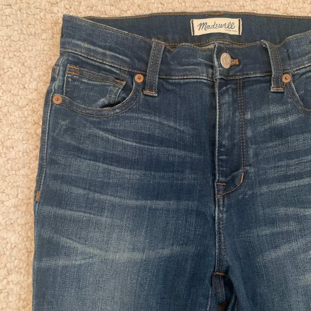 MADEWELL High Riser Skinny Jean in Atlantic - Picture 5 of 11